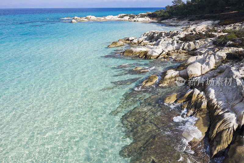 Halkidiki - Sithonia的橙色海滩